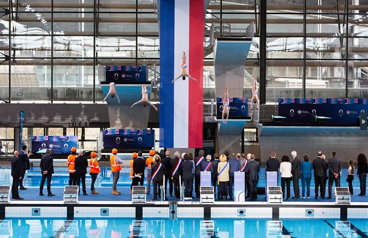 Inauguration du Centre Aquatique Olympique jeudi 4 avril