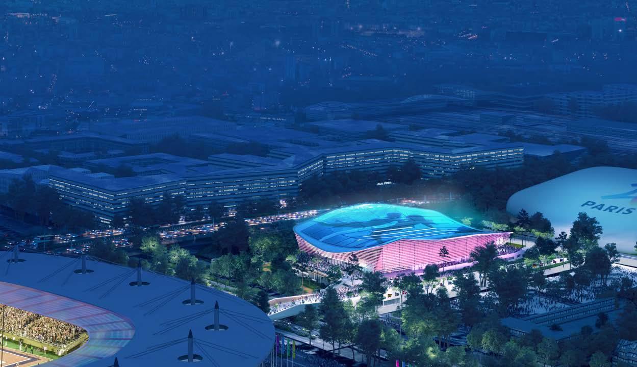 Paris 2024 : le centre aquatique olympique à Saint-Denis se rêve